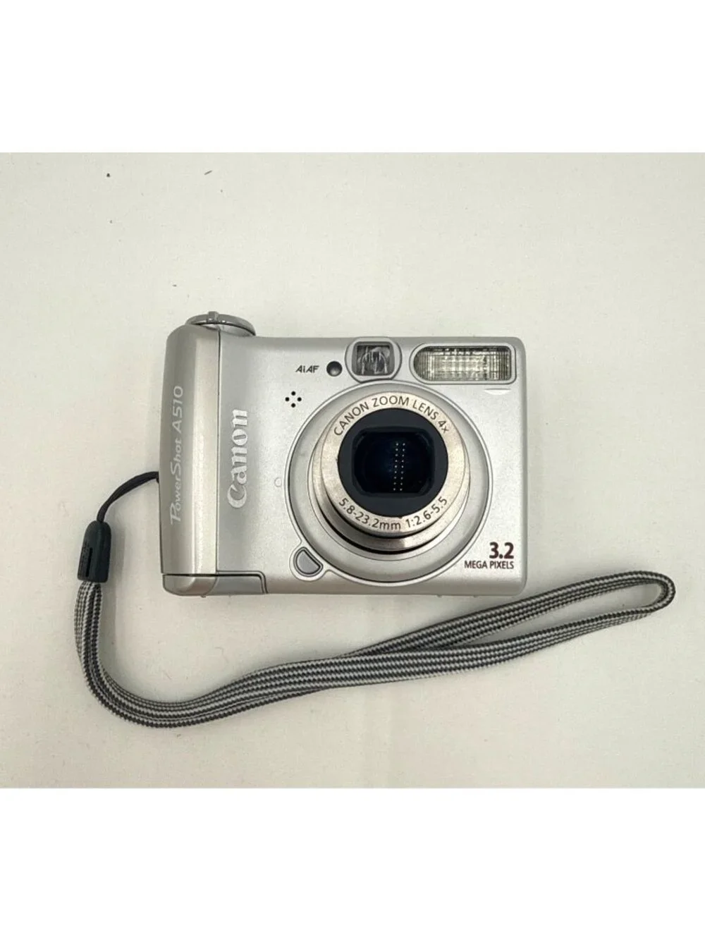 Canon PowerShot A510 Digital Camera 3.2 MP With 4x Optical Zoom Silver WORKS